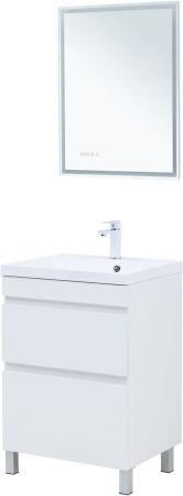 Тумба под раковину Aquanet Нота New 60 белый глянец