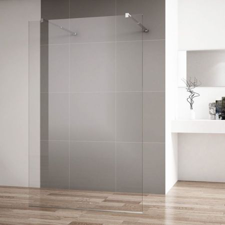 Душевая перегородка Cezares Liberta L-2 115 профиль Хром стекло прозрачное, артикул LIBERTA-L-2-115-C-Cr