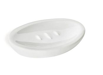 Stil Haus Zefiro, настольная керамическая мыльница, цвет белая керамика