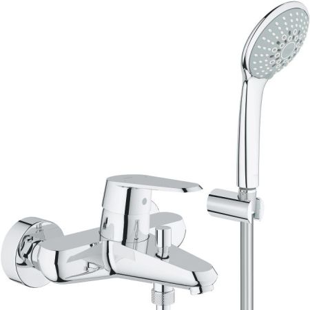 Смеситель для ванны GROHE Eurodisc Cosmopolitan с душевым гарнитуром, хром (33395002), артикул 33395002