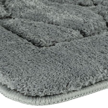 Коврик для ванной комнаты FIXSEN LINK FX-5002K, серый, артикул FX-5002K