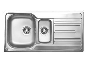 Кухонная мойка UKINOX Гранд GRL980.500 15GT8K -O, 50*98