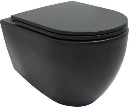 Чаша подвесного унитаза Allen Brau Reality 4.32006.31 черный матовый, артикул 4.32006.31