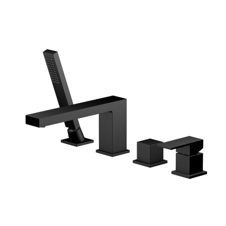 Смеситель для ванны с душем, врезной Timo Selene 2130/03Y черный, артикул 2130/03Y