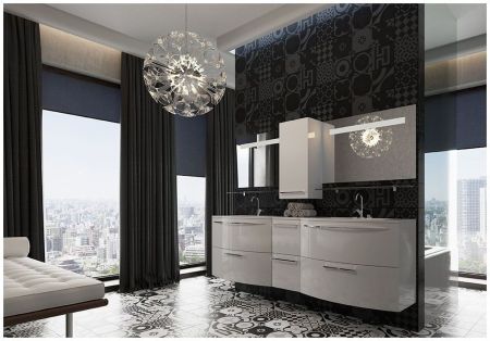 Шкаф навесной De Aqua Тока 4 35 L белый, артикул 00167515