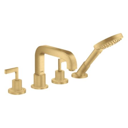 AX Citterio Смеситель для ванны , цвет шлифованное золото, артикул 39454250