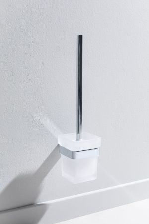 Ершик для унитаза Allen Brau Infinity 6.21008-00 белый/хром, артикул 6.21008-00