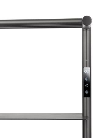 Полотенцесушитель электрический WONZON & WOGHAND DÜSSELDORF, Темный графит (WW-A208-GM), артикул WW-A208-GM