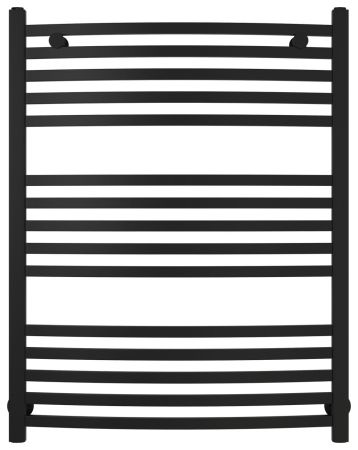 Полотенцесушитель водяной АРКУС 800х600 (Матовый Чёрный), артикул 31-0251-8060
