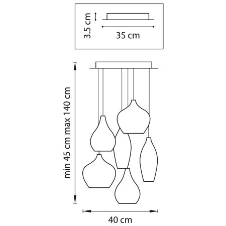 Подвес Pentola Lightstar 803060 Подвес Pentola Lightstar 803060