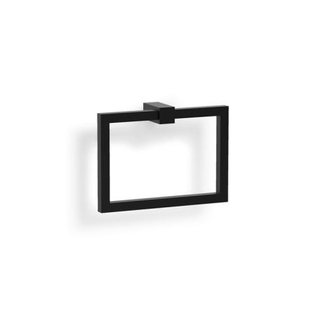 Decor Walther Corner Полотенцедержатель-кольцо 20см., подвесной, цвет: черный матовый, артикул 0564160