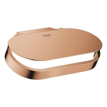 Держатель для туалетной бумаги GROHE Selection, с крышкой, теплый закат глянец (41069DA0), артикул 41069DA0