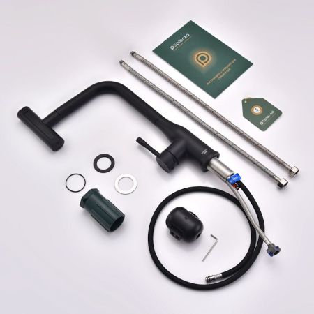 Смеситель для кухни с мультифункциональным изливом Splenka S206.49.06, черный