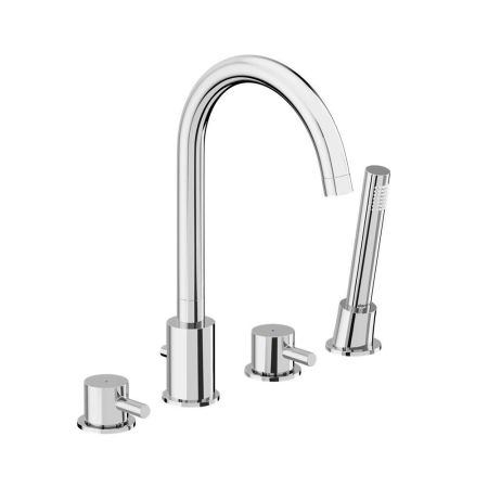 360400000 Scandinavian Pure смеситель на борт ванны, четырёхсекционный, хром