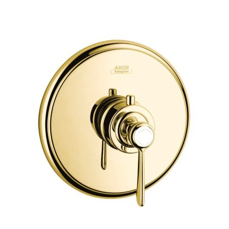 AX Montreux Термостат Highflow 59 л / мин, СМ, (рычажные рук.), цвет: полированное золото, артикул 16824990