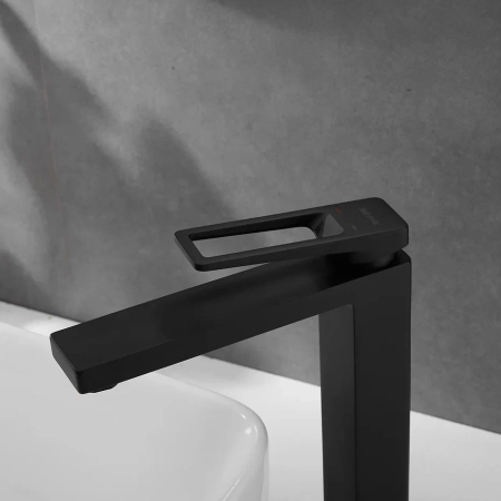 Смеситель для раковины Shevanik S6811H, черный, артикул S6811H