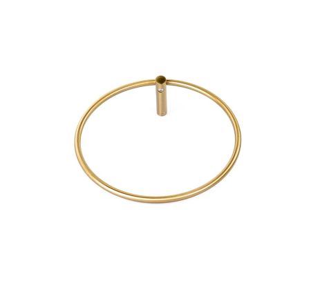 Stil Haus Hashi, полотенцедержатель - кольцо, цвет золото сатин, артикул HS07(15)