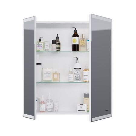 Зеркальный шкаф Dreja Point 70 см, белый, артикул 99.9033