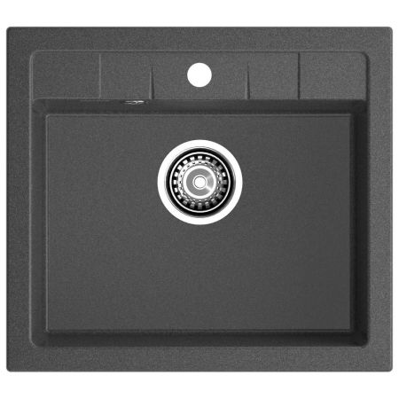 Кухонная мойка GranFest QUADRO 561, графит, артикул Q-561 графит