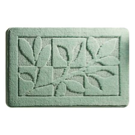 Коврик для ванной комнаты Milardo Green Forest 40x70 Зеленый