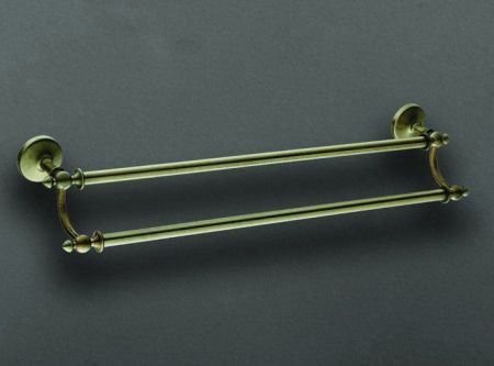 Полотенцедержатель двойной подвесной ART&MAX ANTIC AM-2648, артикул AM-2648AL