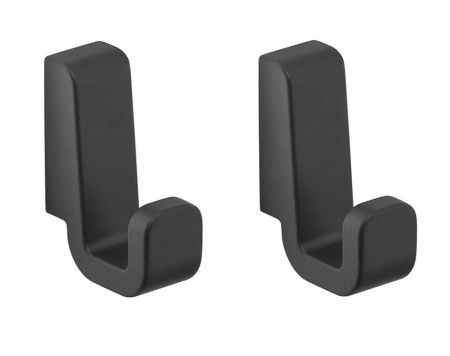 Gedy Samoa, набор из 2-х крючков, цвет черный матовый, артикул A827(14)