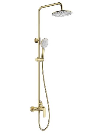 Душевая система WONZON & WOGHAND Blend, Брашированное золото (WW-A30103-BG), артикул WW-A30103-BG