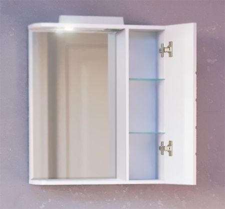 Зеркало со шкафом Raval Kub 60 с подсветкой R Белый