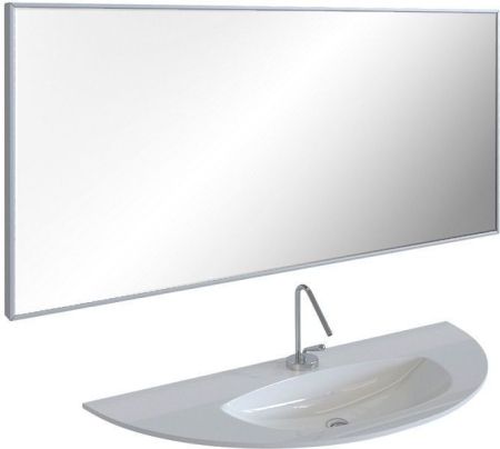 Зеркало De Aqua Сильвер 14075 серебро (без фацета), артикул SIL 408 140 S