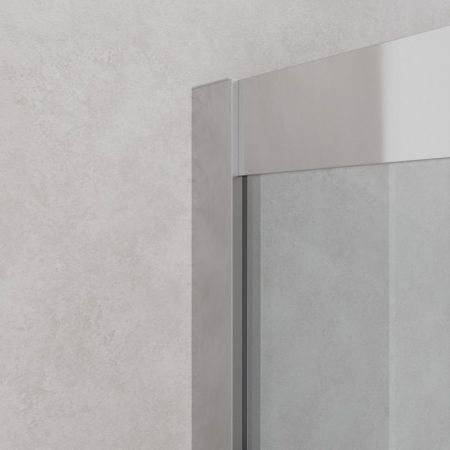 RELAX-304-R-2-100-C-GM Душевой уголок, отделка Оружейная сталь, артикул RELAX-304-R-2-100-C-GM