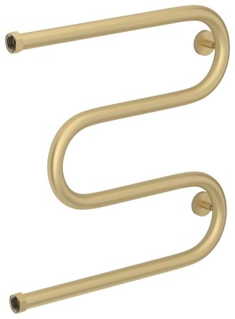 Полотенцесушитель водяной "М-обр.+" 500х500 Н. Г. 1" (Матовая шампань), артикул 022-4007-5050