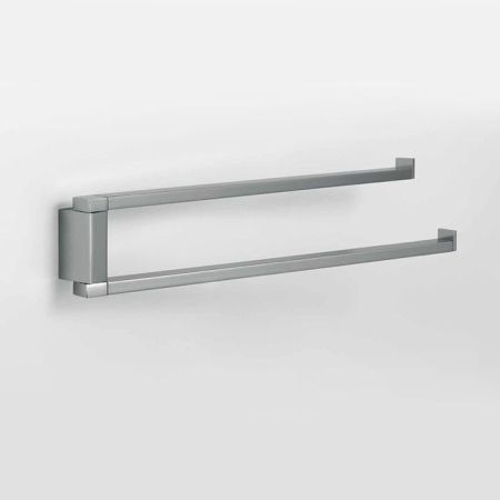 Colombo MiniQ Полотенцедержатель двойной 33 см, цвет: хром, артикул B5012.CR