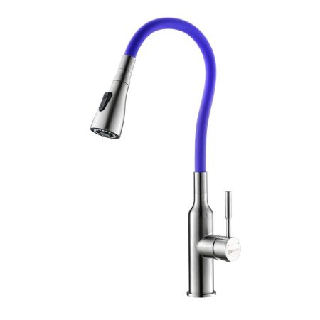 Смеситель для кухни Lemark Expert LM5082S-Violet Нержавеющая сталь Фиолетовый, артикул LM5082S-Violet