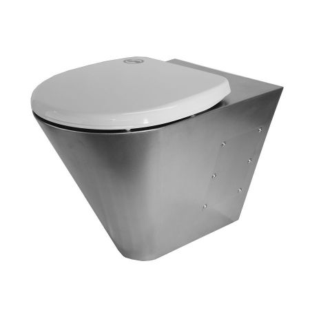 Унитаз подвесной без бака антивандальный Тругор УПббА, сатин, артикул УПббА