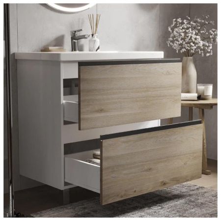 Тумба с раковиной напольная VIGO Cross 449-com, 80 см, артикул 449-com