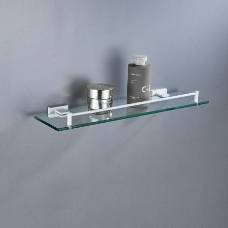 Полка стеклянная Shevanik SG5619C, белый, артикул SG5619C