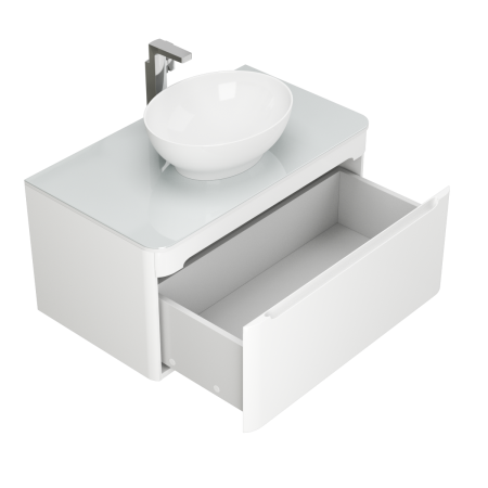 Тумба Als 80, 1 ящик, белая, артикул OW09.01.00