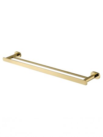 Полотенцедержатель двойной WONZON & WOGHAND FIRST, Глянцевое золото (WW-8411-LG), артикул WW-8411-LG