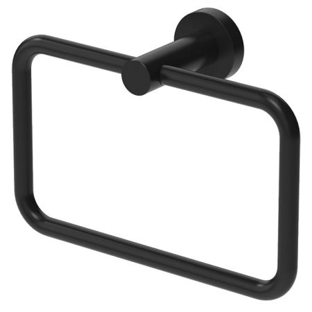 Colombo Plus Полотенцедержатель, кольцо, цвет: чёрный матовый, артикул W4931.NM