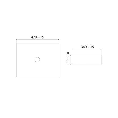 Умывальник накладной Iddis Slide, белый (SLIWS02i27), артикул SLIWS02i27