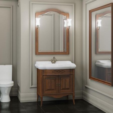 Зеркало Лоренцо 80 Opadiris Светлый орех