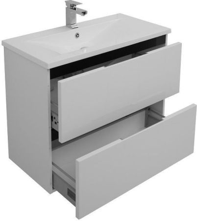 Тумба с раковиной De Aqua Ариетта 90 белый