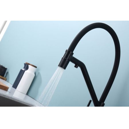 Смеситель для кухни с подключением фильтра Raglo R80.62.06, черный, артикул R80.62.06