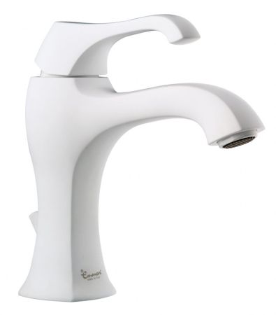 Смеситель Ares с донным клапаном для раковины, цвет белый-матовый, артикул 76003BIO