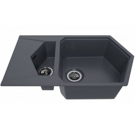 Кухонная мойка KitKraken Pond Graphite 85 Темно-серая, артикул K-850M.7024