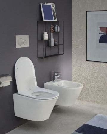 Унитаз подвесной JACOB DELAFON RODIN EDY102-00 Rim гор. вып. 52*35,5 (белый), шт, артикул EDY102-00