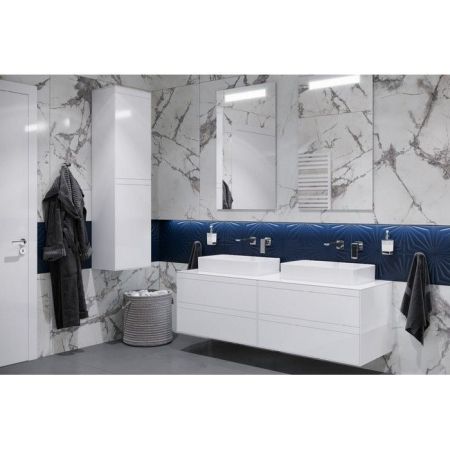 Тумба под раковину EXCELLENT Finli  80 см (белый глянец), артикул MLEX.1102.800.WHWH