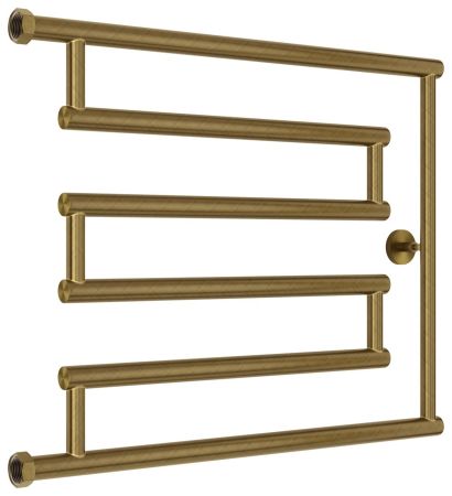 Полотенцесушитель водяной High-Tech model "L+" 500х650 (Состаренная бронза), артикул 05-4052-5065