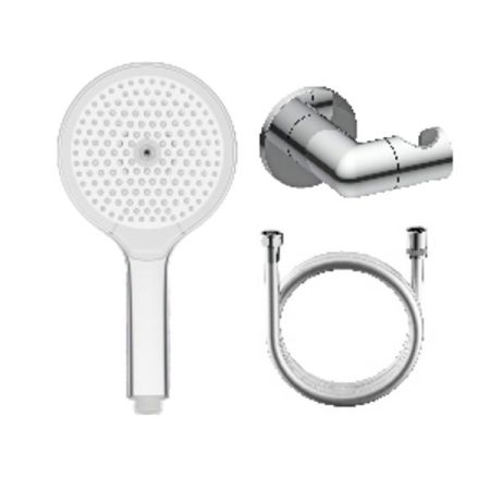 Лейка для душа с держателем и шлангом Raglo R476.43, хром