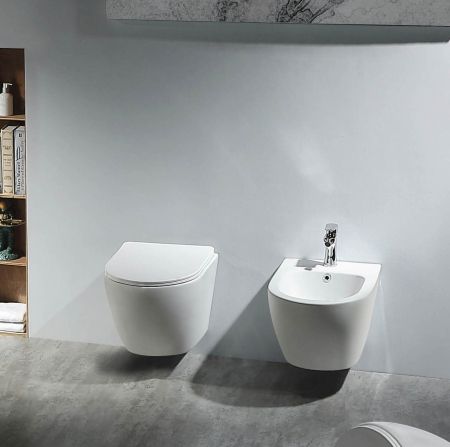 Биде подвесное AQUATEK ЕВРОПА AQ1016-00 510*355*310 мм, цвет белый, артикул AQ1016-00